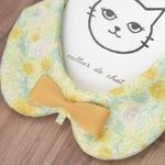  『おひさまのこども 黄』おめかし猫さんのための＊付け襟首輪