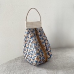 しずくポーチ　コーディロイ