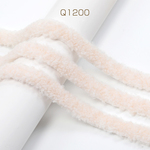 Q1200  550cm  フェイクファーテープ 貼り付け用 幅約1.5cm  10 x（55cm）