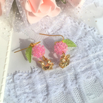 野いちごとリスのピアス