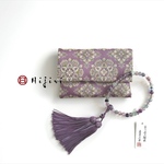 再販‼︎ お念珠入れ　ポケット付き　西陣織…華紋《送料無料》