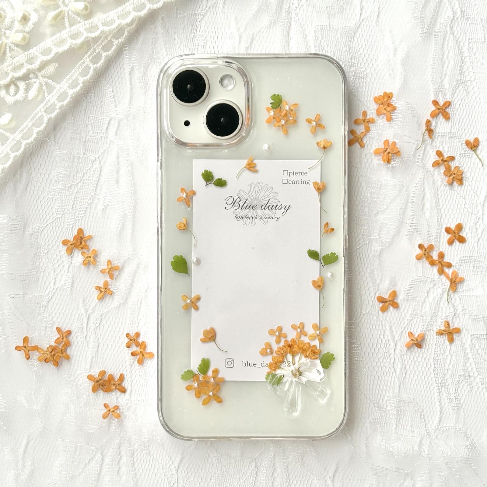 まみっこ様♡ご確認用 押し花ケース オーダー まみ様♡ご確認用 押し花ケース スマホケース オーダー