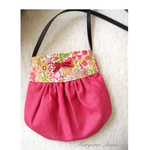 リバティのギャザーポシェット ma
