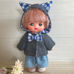 【メルちゃん】ねこちゃんのショート丈フリースコート