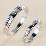 ✨ring✨カップルペアリング　刻印可　指輪　結婚　リング　単品　ペア
