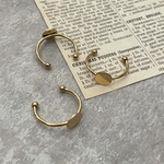 〔2個〕調節可能　リング　ステンレス　ライトゴールド