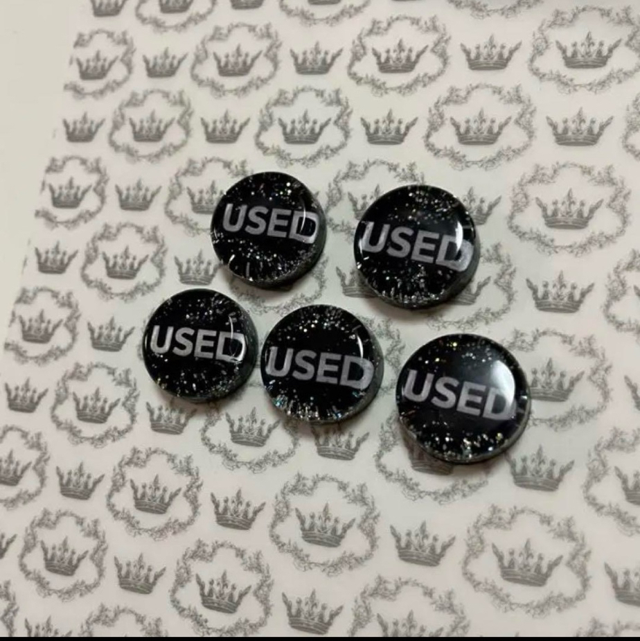 ユーズドマーカー ハンドメイド 5個セット 黒 ダメカン ポケカ
