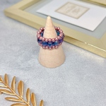 sale☃️【pote ring👌🏻】ピンク × あおむらさき