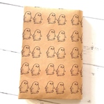 紙のブックカバー　イラスト　フクロウ