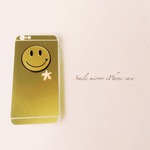 送料無料★再販✴︎Smile iPhone case with star bijou iaphone6/6s