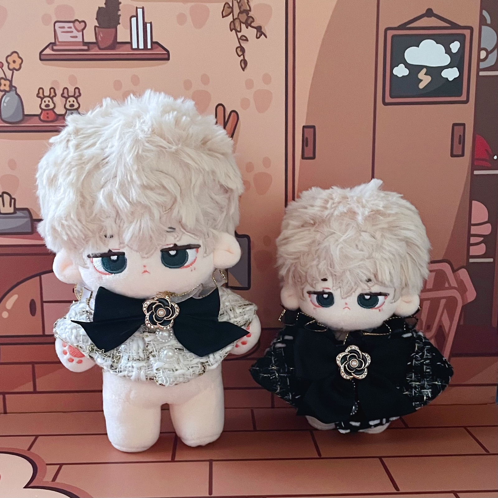 10cm15cmぬいぐるみ用 着せ替え服 ぬい服 ちびぬい服 フリーサイズ