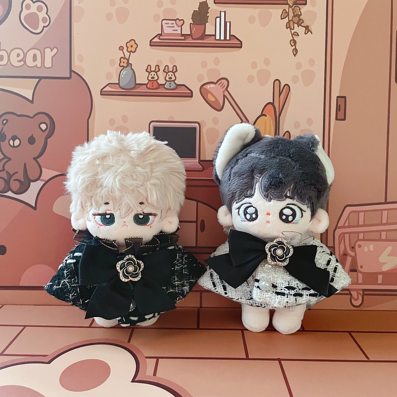 10cm15cmぬいぐるみ用 着せ替え服 ぬい服 ちびぬい服 フリーサイズ