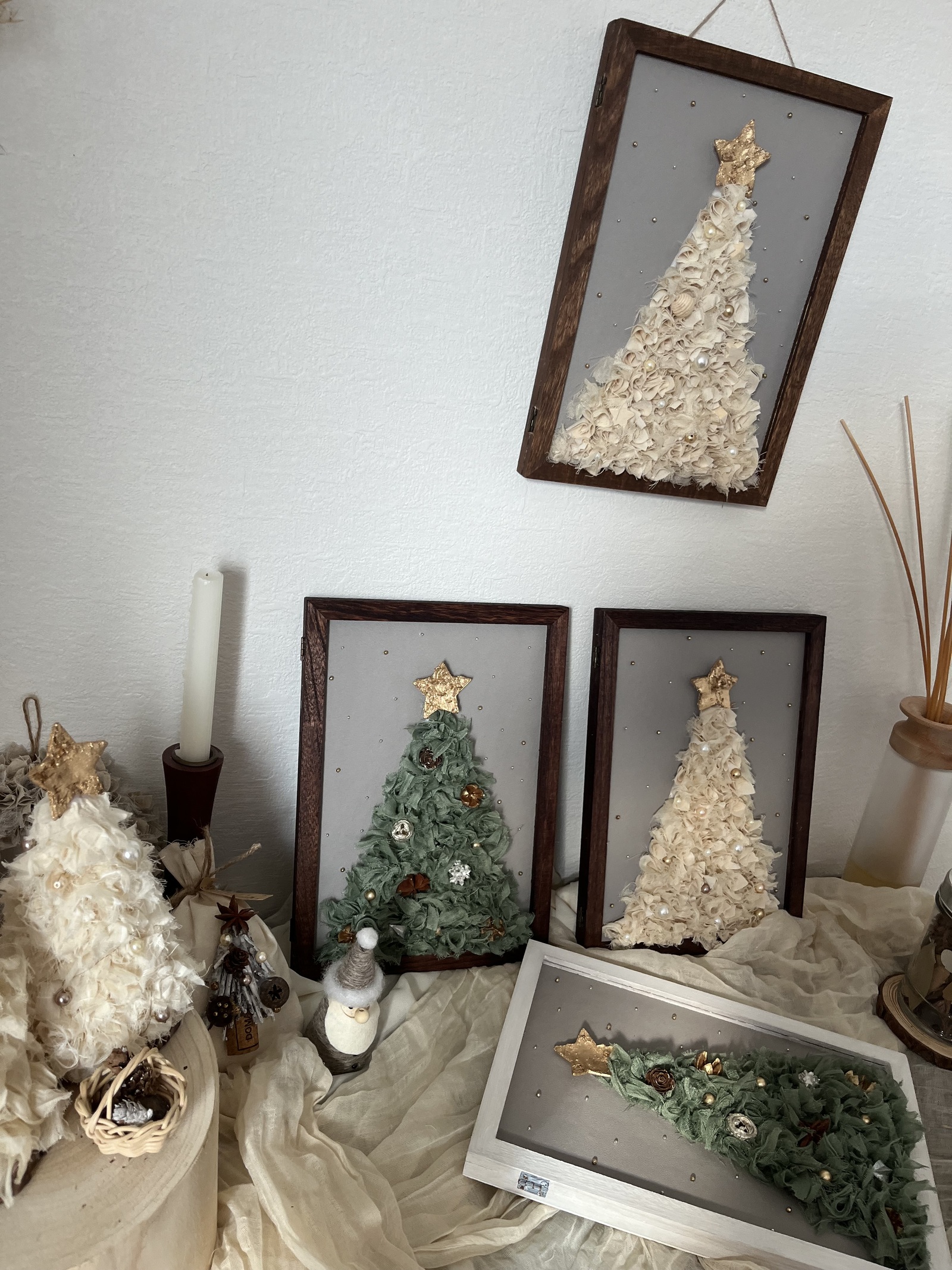 壁掛けツリー＊】White クリスマスツリー ツリー - zakkymarket
