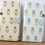 【iPhone5/5s/6/6s/SE用】てるてる柴犬手帳型スマホケース