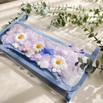 ランドセルカバー　ハンドメイド　花びら　シャカシャカ