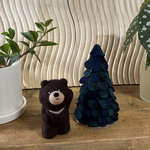 くまと緑のツリー🐻🌲