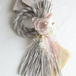 【3日以内発送】しめ縄飾り～まゆ月rightglay＊sora～