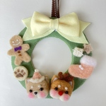 クリスマスリース🎄（ナチュラル）柴犬ちゃん