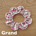 《ザビエルGrand》コーデュロイ リトルフラワー クリームマゼンタ