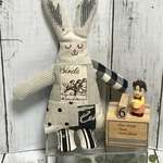 🐰うさぎヌイグルミ　💙💛ブルー