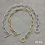 ブレスレット TC/アンカーとリンクチェーンを合わせ！ちょっぴり強めでソフトロックに！カジュアルに！普段使いにピッタリ！
