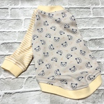 🎀《price down 》🎀Yellow  panda＆boder longＴシャツ  Ｓ