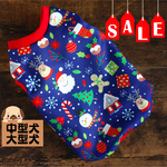 中型犬・大型犬　ピックアップSALE☆犬服　ミニ裏毛　クリスマス②  タンクトップ　ハンドメイド