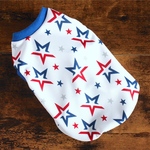 ピックアップSALE☆犬服　アメリカンスター　タンクトップ　ハンドメイド