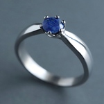 刻印♦︎ラピスラズリのリング♦︎天然石♦誕生石♦サージカルステンレス【Glittering】