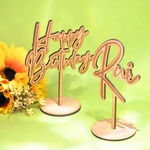 【選べるフォント】お名前ケーキトッパー2点セット