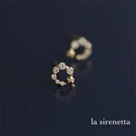 受注製作 ピアス ＊ star arch stud pierce
