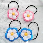 オーダー品☆お花のヘアゴム４個セット