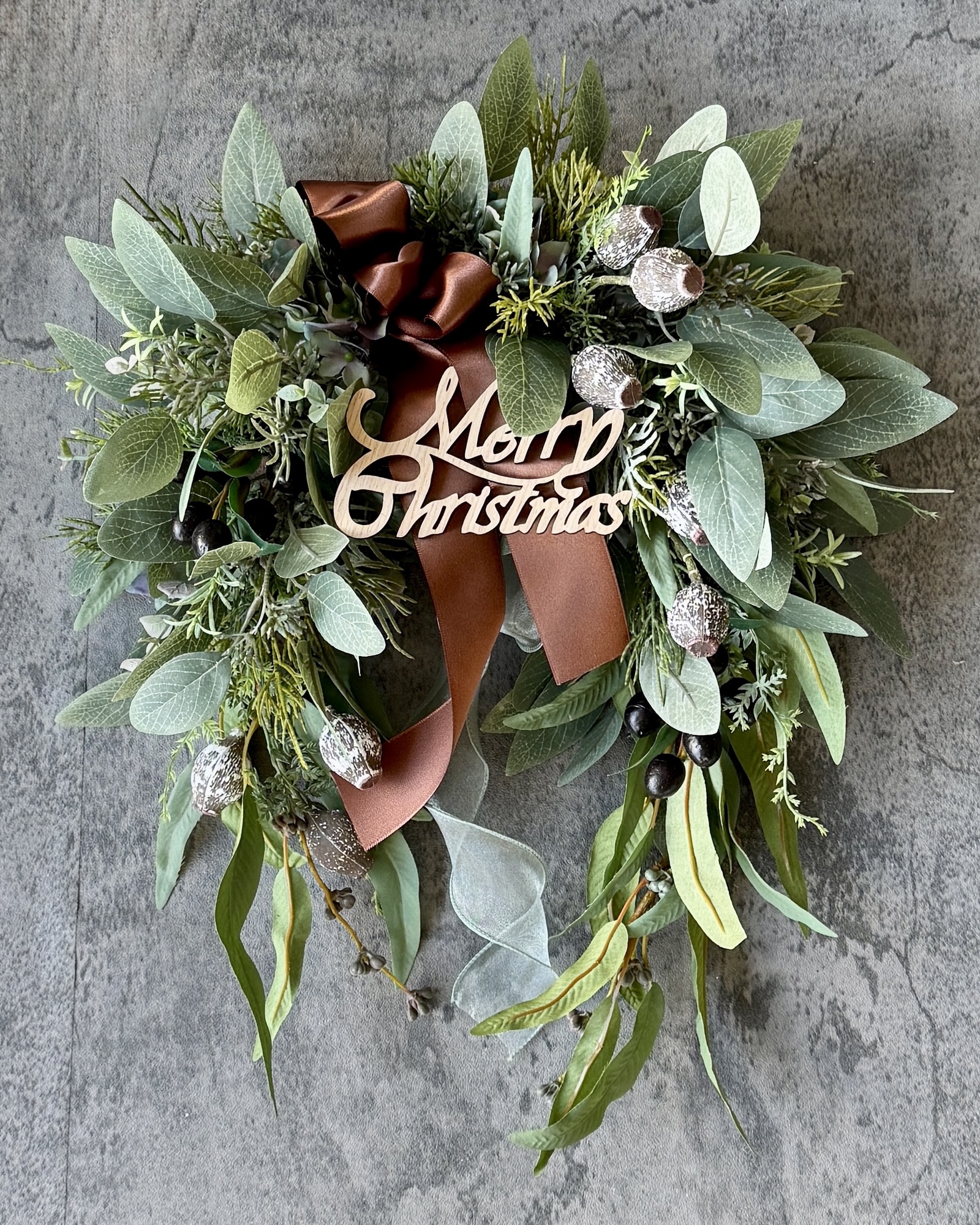 🎄大人クリスマス2025 ＜幸せが降り注ぐ 馬蹄形リース＞ 『Nordic