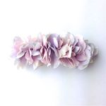 petal barrette☆plum×frill