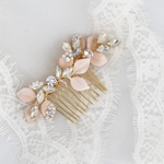 髪飾りR28　ヘアコーム、ウェディング、結婚式、浴衣、お呼ばれ、入学、同窓会