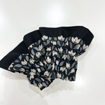 キッチンアームカバー　シックフラワーブラック　ハンドメイドアームカバー