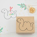 【単品販売】ヘビ年の干支 置物はんこ単品