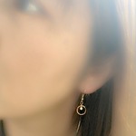 販売×6◯シンプルの月夜に魅せられて◯フックピアス又はアレルギー対応樹脂フックピアス、イヤリング