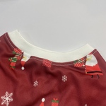[出来上がり品　Lサイズ] クリスマスサンタ柄タンクトップ
