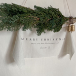 即納　シンプルクリスマスタペストリー🎄リボン　新作