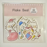 new！Xmasフレークシール