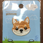 柴犬◆ドッグス シールワッペン  シール・アイロン接着 両用