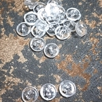 【10mm 50個】ボタン足　貼り付けパーツ　レジンやヘアアクセサリーに