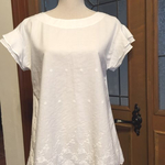 SALE フリル袖ブラウス白