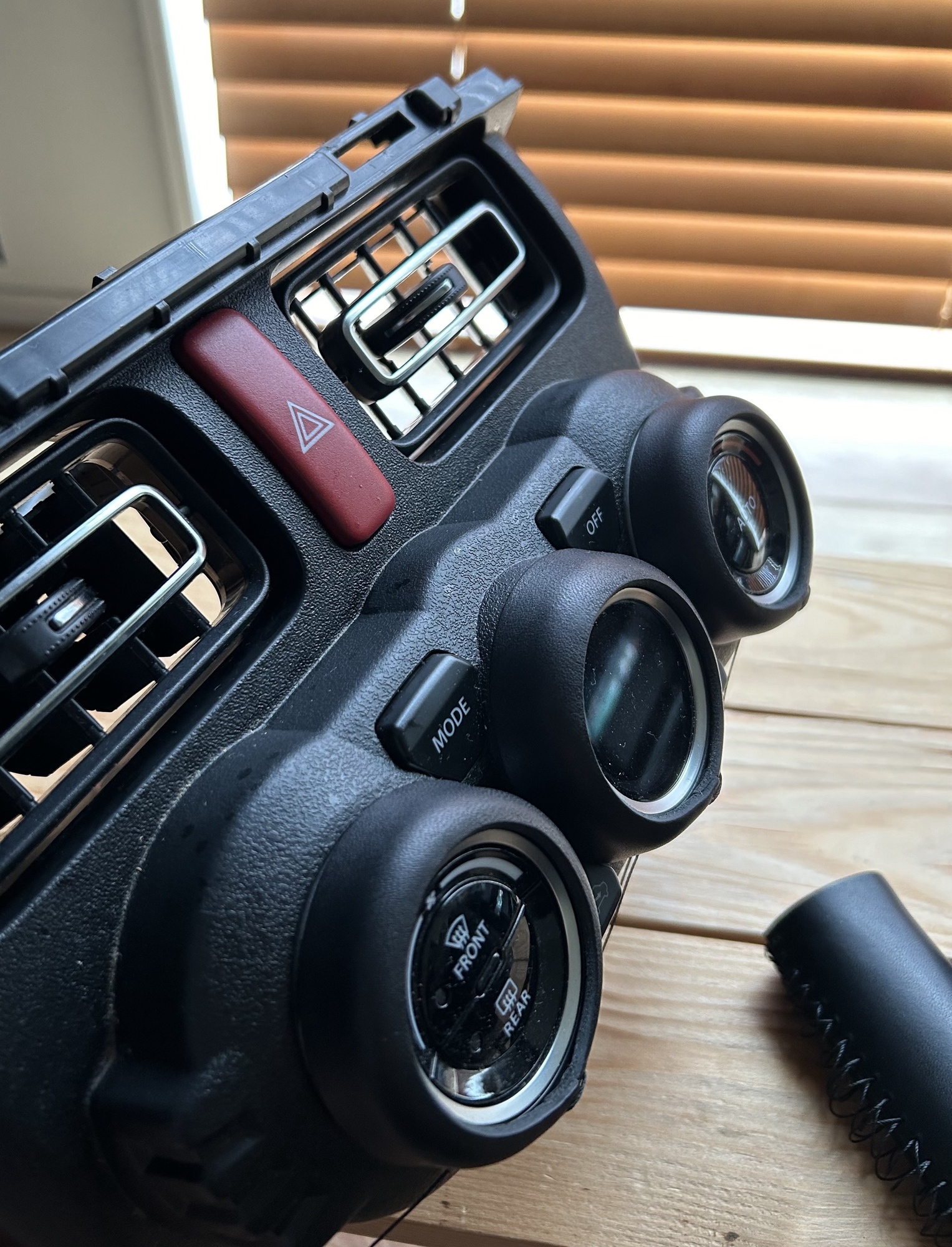 ジムニーエアコンダイヤルリングカバー jb64 jb74 - KNMT LEATHER