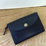 koamu様オーダー＊革のミニ財布＊ネイビー