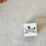 2×2cm 横向きわんこのハンコ