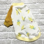 mimosa,lapin et pois  Ｔシャツ　XS