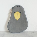 ハシビロコウのポーチ　gray