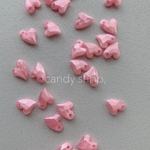 16pcs rose pink 🎀 heart beads 